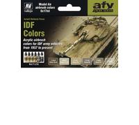 (VAL71210) - AV Vallejo Model Air Set - IDF Army Colors 1957 - Present