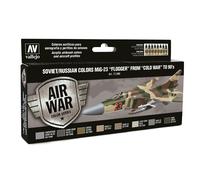 Kit AV Vallejo Model Air - Soviet '23 Flogger 70-90' S
