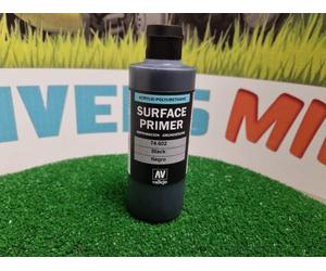 VAL74.602 - Apprêt acrylique polyuréthane Noir 200ml. - Vallejo - Autres