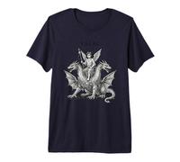 Valac Dragon Cavalier de l'Ars Goetia T-Shirt Haut de Gamme