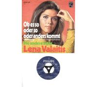 VALAITIS, LENA - VALAITIS, LENA / Ob es so oder so oder anders kommt (Nickel Song) Deutsche Originalaufnahme / Die andere Seite / Bildhülle / PHILIPS # 6003125 / Deutsche Pressung / 7" Vinyl Single Schallplatte