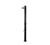 Valaz Douche solaire d'extérieur droite pour jardin et piscine Inox et PVC (18 litres)