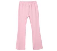 Valcatch Filles Pantalon évasé côtelé Taille élastique Legging à Volants Léger Couleur Unie Pantalons Doux et serrés 3-8 Ans