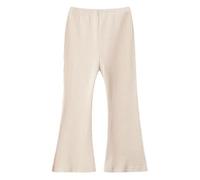 Valcatch Filles Pantalon évasé côtelé Taille élastique Legging à Volants Léger Couleur Unie Pantalons Doux et serrés 3-8 Ans