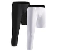 Valcatch Garçons One Legging à Une Jambe de Compression pour Basketball Course à Pied Jeunes Enfants Pantalon de Sport Couche de Base Sportive 6-14Y