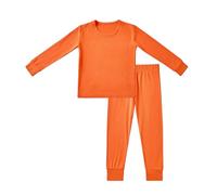 Valcatch Pyjama Enfants Ensembles 2 Pièces Pyjama Ensemble pour Garçon Fille Long Johns Col Ras du Cou Couche de Base Haut et Bas Automne Hiver sous-vêtements Ensembles Vêtements de Nuit