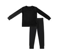Valcatch Pyjama Enfants Ensembles 2 Pièces Pyjama Ensemble pour Garçon Fille Long Johns Col Ras du Cou Couche de Base Haut et Bas Automne Hiver sous-vêtements Ensembles Vêtements de Nuit