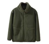 Valcatch Veste Polaire pour Enfants Adolescents Garçons Et Filles Manteaux Légers à Fermeture éclair Vêtements D’extérieur à Col Montant Veste Floue à Manches Longues pour Le Camping, Plein Air