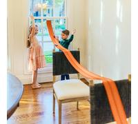 Valchemist FlexTrack 5000 Voiture de course flexible pour enfants avec ventouses compatible avec Hot Wheels et voitures de 1/64" et plus de 15 pieds de long (orange ardent)