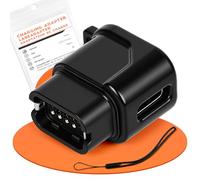 Valchoose Adaptateur de charge USB-C pour Shimano DI2 EC300, convertisseur universel 4 broches vers type C pour tous les commutateurs E à 12 vitesses (série R9270/R9250/R8170), câble de charge