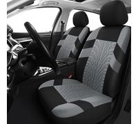VALCLA Housses Siège Voiture pour Toyota Land Cruiser 2000-2018 2019 2020 2021 2022 2023 2024, Antidérapant Respirant Housses Siège Avant et Arrière Voiture Intérieur Protection Accessoires,B Grey