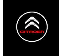 Valcla Projecteur Porte Voiture pour Citroen C3 C4 C5 C2 C1, Eclairage Porte Logo Projecteurs de Porte LED Logo Lumière, Fantôme Ombre Lumière Bienvenue Lampe Lumière,4Pcs