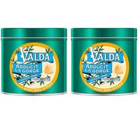 Valda Gommes Sans Sucres avec Edulcorants - Goût Miel Citron - Adoucit la gorge* - 140 g (Lot de 2)