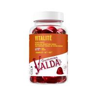 Valda Gummies Vitalité : Complément alimentaire à base de vitamines et de minéraux, sans sucres avec édulcorants - 60 gommes, 135 g