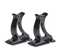 Valdern - Paire de pieds universels pour radiateur à colonnes, 100 mm de haut (noir)