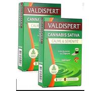VALDISPERT Calme et Sérénité - Canabis Sativa - Huile de grianes de Chanvre Valériane - Boite de 24 capsules - Lot de 2 boites de 24 Capsules
