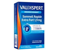 Valdispert – Complément alimentaire sommeil 1,9 mg mélatonine – 40 comprimés orodispersibles