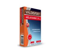 VALDISPERT - Complément alimentaire sommeil extra fort 1,9mg mélatonine - Endormissement rapide - Programme 40 nuits - 40 comprimés orodispersibles