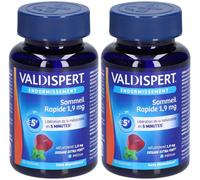 VALDISPERT Endormissement Sommeil rapide 1,9 mg Set(S) 2x60 pc(s)