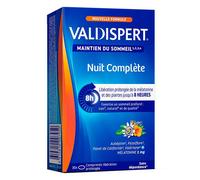 Valdispert Mélatonine 1mg Maintien du Sommeil Nuit Complète 30 comprimés