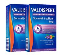 VALDISPERT® Mélatonine 4 Actions 1 mg Capsule(S) 2x30 pc(s)