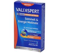 Valdispert Sommeil & Energie Matinale Mélatonine 1,9mg Vitamines B6 et B12 Vegan 24 comprimés