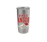 Vale Sangora Carpathian Dawn Sun Mountains Walker Design Gobelet isotherme en acier inoxydable double paroi