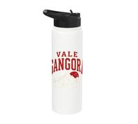 Vale Sangora Carpathian Dawn Sun Mountains Walker Design Stainless Steel Insulated Water Bottle