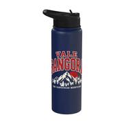 Vale Sangora Carpathian Dawn Sun Mountains Walker Design Stainless Steel Insulated Water Bottle