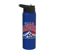 Vale Sangora Carpathian Dawn Sun Mountains Walker Design Stainless Steel Insulated Water Bottle