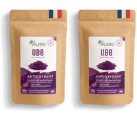 Valebio® Poudre d’Ube 100 g - 100% igname violette (Dioscorea alata) - Riche en fibres, antioxydants & cuivre - Origine Philippines - Sans caféine - Végan - Poudre Instagrammable (Lot de 2)