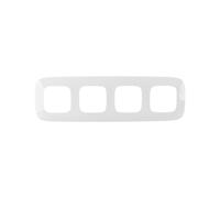 VALENA ALLURE 754304 Plaque quadruple blanche