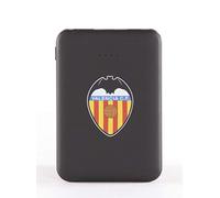 Valencia Club de Futbol - Batterie Externe pour Téléphone Portable - Entrée Type C et Micro USB - Sortie USB - Compact avec Pilote Lumineux - 2 à 3 charges complètes - Produit Officiel de l'Equipe