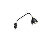 Markslöjd Valencia applique murale 1x6 W noir-doré 106081