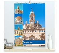 Valencia - Reiseplaner (hochwertiger Premium Wandkalender 2026 DIN A2 hoch), Kunstdruck in Hochglanz: Die Hafenstadt Valencia an der Südostküste Spaniens ist eine Mischung aus Geschichte und Zukunft.