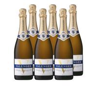 Valenger Brut - AOP Crémant de Bourgogne - Lot de 6 bouteilles x 75 cl