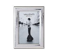 Valenti&Co Cadre photo en argent brillant martelé 10 x 15 cm Idéal comme cadeau pour mariage, anniversaire d'amis, ou pour maman et papa.