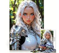 Valenti Paladin de la Cité d'argent Puzzle de 1000 pièces pour Adolescents Stimulation de la mémoire et du Bien-être Évasion reposante Découpe Fine Surprise Festive (38x26cm)