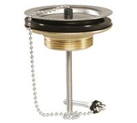 Valentin - Bonde a bouchon 40x49 D60 laiton pour evier sans trop plein 35220000000