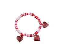 Valentin Bracelet Pierres Anneaux est une exclusivité de l'année du bracelet en perles de jade blanc naturel couleur fleur de cerisier, frais et Inoxydable Hommes Perles Pour Naturelle (D, 20.00)