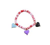 Valentin Bracelet Pierres Anneaux est une exclusivité de l'année du bracelet en perles de jade blanc naturel couleur fleur de cerisier, frais et Inoxydable Hommes Perles Pour Naturelle (C, 20.00)