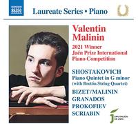 Valentin Malinin – Récital lauréat (Vainqueur Concours international de piano Jaén 2021) – CD – NAXOS