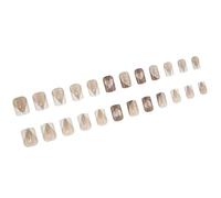 Valentin Presse Sur Des Ongles Français Faux Couvertures Complètes Simples Bâtons Charmant Coeur Artificiel Blanc Pointe Français Faux Ongle Saint-Valentin Presse Coeur Bâton