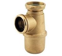 Siphon evier non réglable sortie D40 laiton brut VALENTIN 36620000900