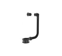 Valentin - Trop Plein Universel avec enjoliveur 24,30 mm, Longueur 35 mm, Noir - VALTR59830000500