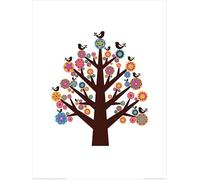 Valentina Ramos (Tree of Flowers 30 x 40 cm Toile Imprimée