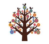 Valentina Ramos (Tree of Flowers 40 x 50 cm Toile Imprimée