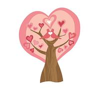 Valentina Ramos (Tree of Love 40 x 50 cm Toile Imprimée