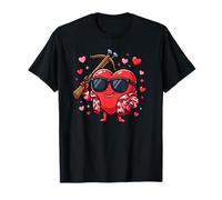 Valentine Bow Hunter Funny Hunting Valentine pour Hommes T-Shirt