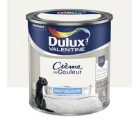 Dulux Valentine – Peinture Crème de Couleur – Mat – Acrylique Monocouche – Blanc 0,5 L